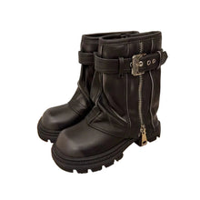 Load image into Gallery viewer, Layered Buckle Boots