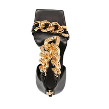 Load image into Gallery viewer, Square-Toe Chain Sandals-Modern Baby Las Vegas
