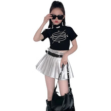 Load image into Gallery viewer, Metallic Silver Skort-Modern Baby Las Vegas