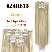 Load image into Gallery viewer, 6 Piece Synthetic Clip-In Hair Extensions-Modern Baby Las Vegas