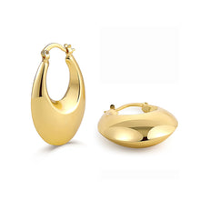 Load image into Gallery viewer, Small Vintage Chunky Hoop Earrings-Modern Baby Las Vegas