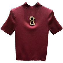 Load image into Gallery viewer, Gold Metal Keyhole Top