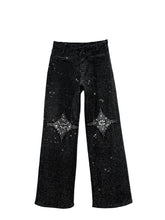 Load image into Gallery viewer, Starry Sky Beaded Denim Jeans