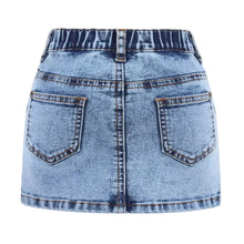 Load image into Gallery viewer, Pink Ribbon Denim Skirt