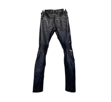 Load image into Gallery viewer, Zipper Leather Patchwork Pants-Modern Baby Las Vegas