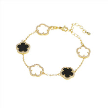 Load image into Gallery viewer, Diamond Floral Gold-Plated Jewelry-Modern Baby Las Vegas