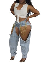 Load image into Gallery viewer, Hollow Out Denim Jeans