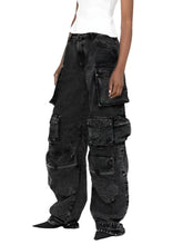 Load image into Gallery viewer, Y2K Denim Cargo Jeans-Modern Baby Las Vegas
