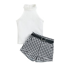 Load image into Gallery viewer, Houndstooth Short Set-Modern Baby Las Vegas