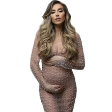 Load image into Gallery viewer, Mesh Pearl Dress