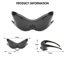 Load image into Gallery viewer, Luxury Punk Futuristic Sunglasses-Modern Baby Las Vegas