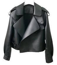 Load image into Gallery viewer, Pocket Leather Jacket-Modern Baby Las Vegas