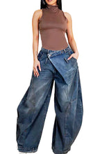Load image into Gallery viewer, Loose Asymmetric Denim Jeans-Modern Baby Las Vegas