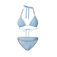 Load image into Gallery viewer, Printed Denim Swimsuit Collection