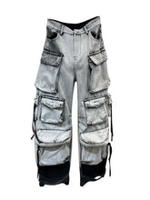 Load image into Gallery viewer, Gradient Multi-Pocket Denim Jeans-Modern Baby Las Vegas
