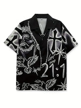 Load image into Gallery viewer, Graffiti Print Button Top-Modern Baby Las Vegas