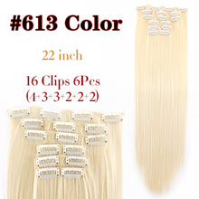 Load image into Gallery viewer, 6 Piece Synthetic Clip-In Hair Extensions-Modern Baby Las Vegas