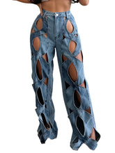 Load image into Gallery viewer, Hollow Out Denim Pants-Modern Baby Las Vegas
