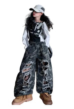 Load image into Gallery viewer, Distressed Camo Pants