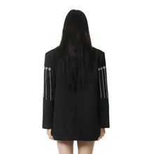 Load image into Gallery viewer, Diamond Tassel Blazer