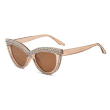 Load image into Gallery viewer, Vintage Diamond Cat Eye Sunglasses