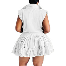 Load image into Gallery viewer, Button Flare Short Set-Modern Baby Las Vegas