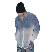 Load image into Gallery viewer, Blue Ombre Mesh Top-Modern Baby Las Vegas