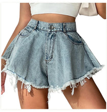Load image into Gallery viewer, Rugged Edge Denim Shorts