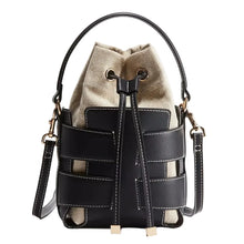 Load image into Gallery viewer, Crossbody Hollow Out Bucket Handbag