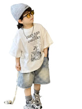 Load image into Gallery viewer, Denim Short Set-Modern Baby Las Vegas