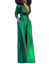Load image into Gallery viewer, Metallic Jumpsuit-Modern Baby Las Vegas