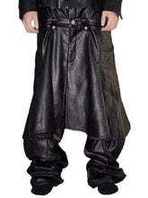 Load image into Gallery viewer, Baggy Leather Pants with Detachable Skirt-Modern Baby Las Vegas