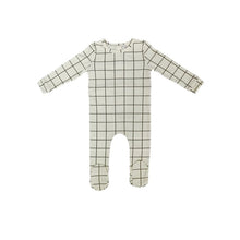 Load image into Gallery viewer, Black And White Plaid Pajamas-Modern Baby Las Vegas