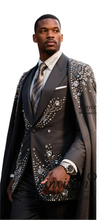 Load image into Gallery viewer, Crystal Caped Tuxedo