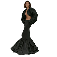 Load image into Gallery viewer, Ruched Puffer Mermaid Dress Set