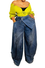 Load image into Gallery viewer, Loose Asymmetric Denim Jeans-Modern Baby Las Vegas