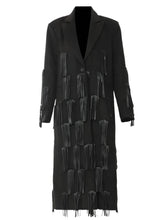 Load image into Gallery viewer, Long Letter Tassel Blazer Jacket-Modern Baby Las Vegas