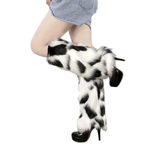 Load image into Gallery viewer, Faux Fur Leg Warmers