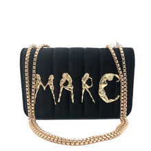 Load image into Gallery viewer, Gold Chain Letter Handbag