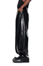 Load image into Gallery viewer, Baggy Leather Pants