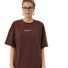 Load image into Gallery viewer, Brown Paisley Back Printed T-Shirt