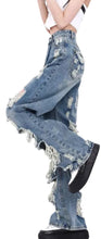 Load image into Gallery viewer, Ripped Boyfriend Jeans-Modern Baby Las Vegas