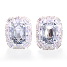 Load image into Gallery viewer, Square Crystal Clip-on Earrings-Modern Baby Las Vegas