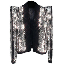 Load image into Gallery viewer, Crystal GEO Print Jacket-Modern Baby Las Vegas