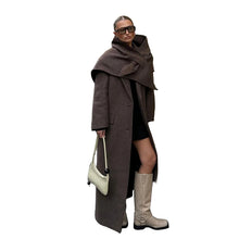 Load image into Gallery viewer, Brown Wool Coat