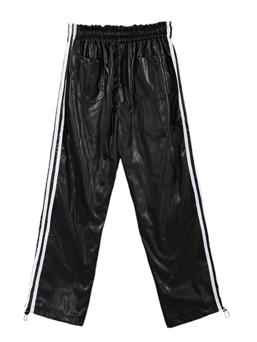 Striped Leather Pants-Modern Baby Las Vegas