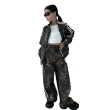 Load image into Gallery viewer, Striped Leopard Tracksuit-Modern Baby Las Vegas