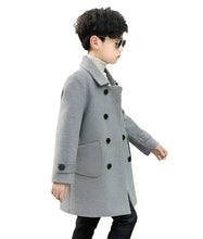 Load image into Gallery viewer, Button Wool Coat-Modern Baby Las Vegas