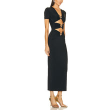 Load image into Gallery viewer, Buckle Hollow Out Dress-Modern Baby Las Vegas