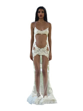 Load image into Gallery viewer, 3D Transparent Lace Mini Dress-Modern Baby Las Vegas